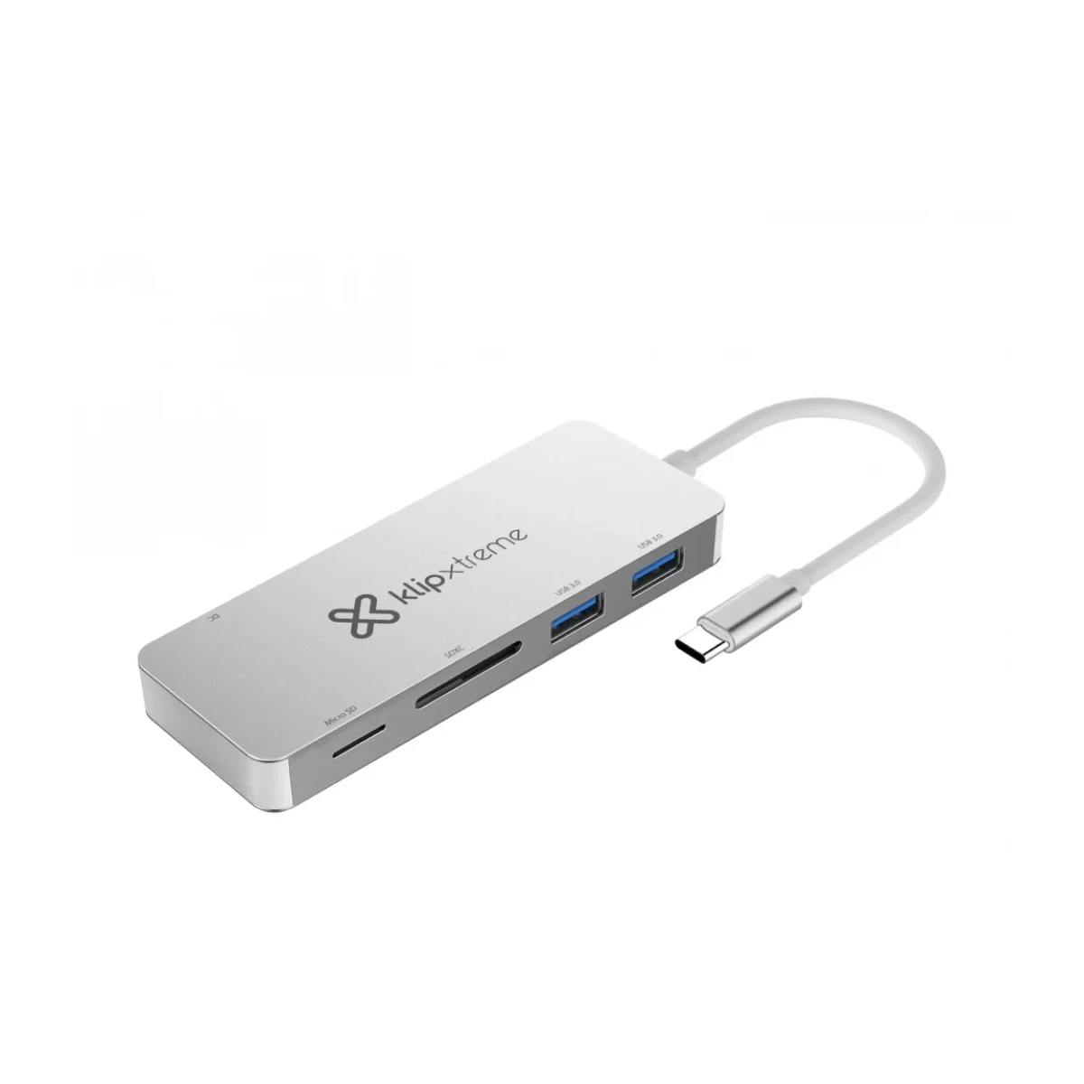 HUB Klip Xtreme KCR 500 USB 3 0USB C a Lector de T KCR 500