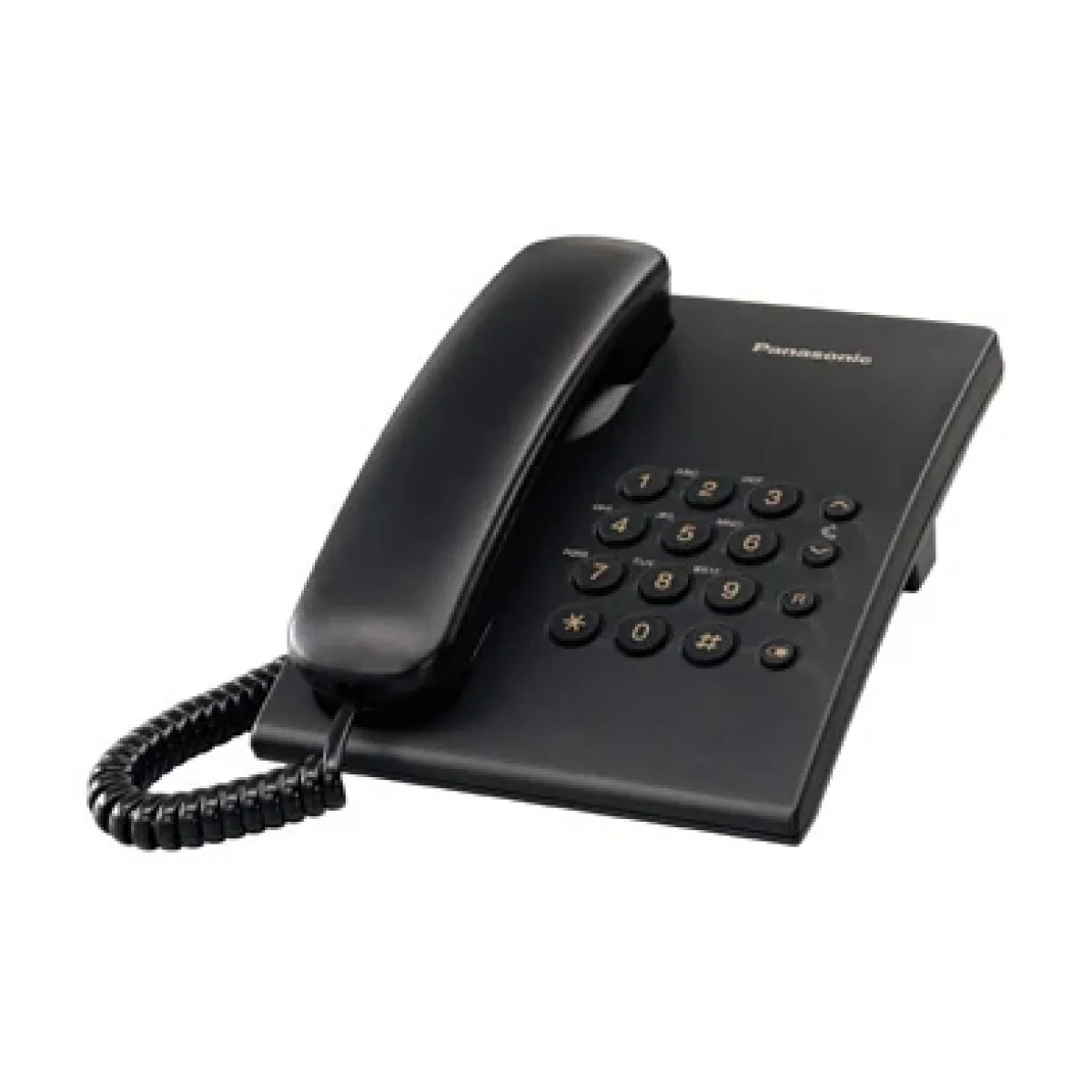 Telefono Panasonic KX TS500 Alambrico Basico Sin Memorias Negro KX TS500MEB