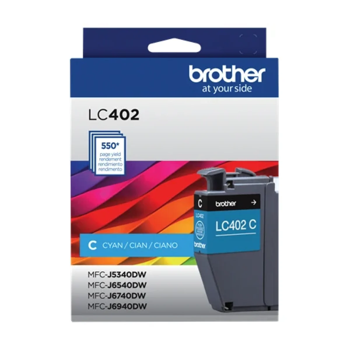Tinta Brother LC402C Cian LC402C