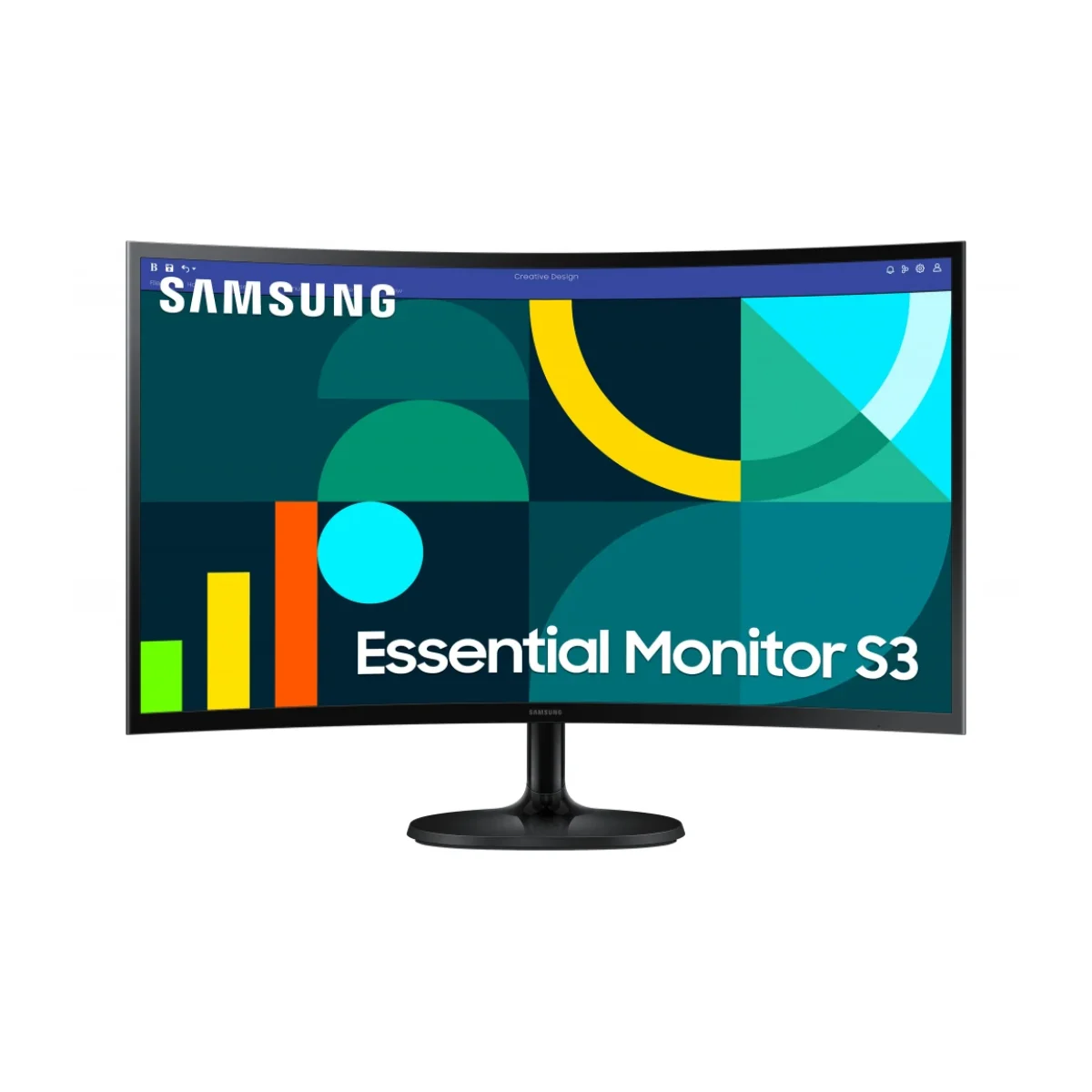Monitor Samsung Essential S3 27 Full HD HDMI VGA C LS27D360GALXZX