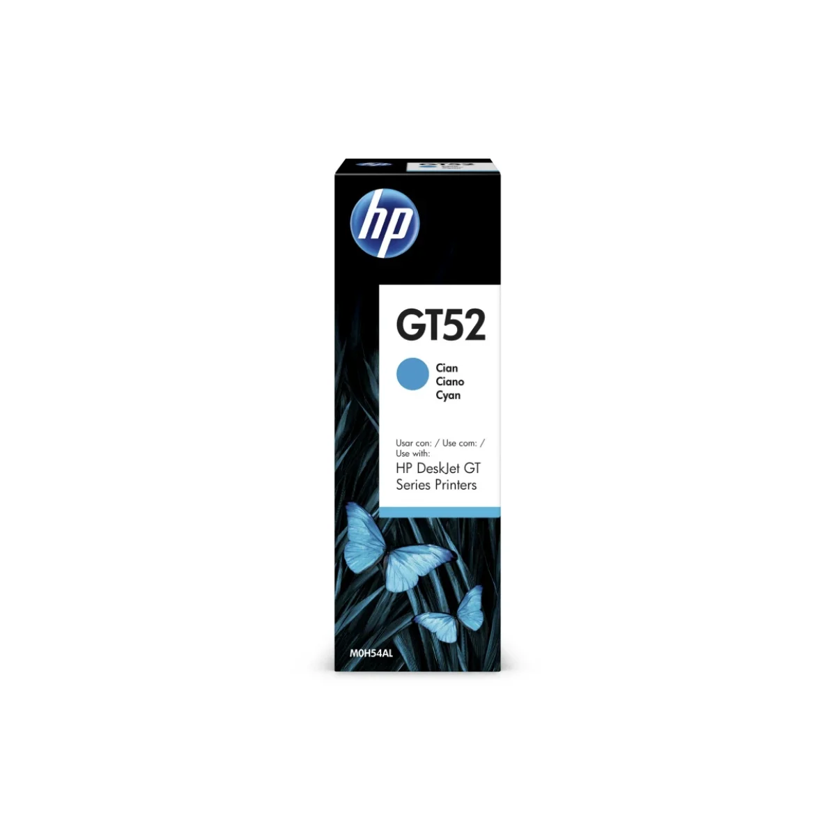 Botella de Tinta HP GT52 Cian 70 ml M0H54AL M0H54AL