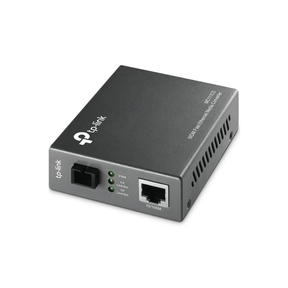 Convertidor de Medios TP Link MC111CS Mono Modo WDM Conector de Fibra SC a RJ45 10 10Mbps Duplex Total Hast MC111CS