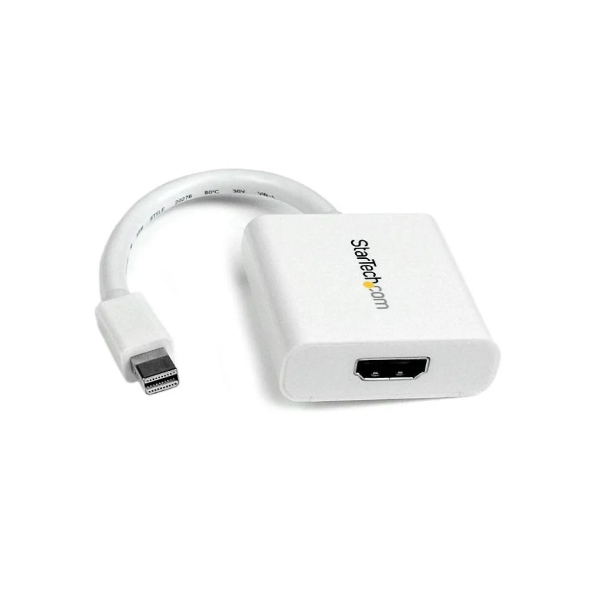 Adaptador de Video StarTechcom Mini DisplayPort a HDMI 1920x1200 Blanco MDP2HDW