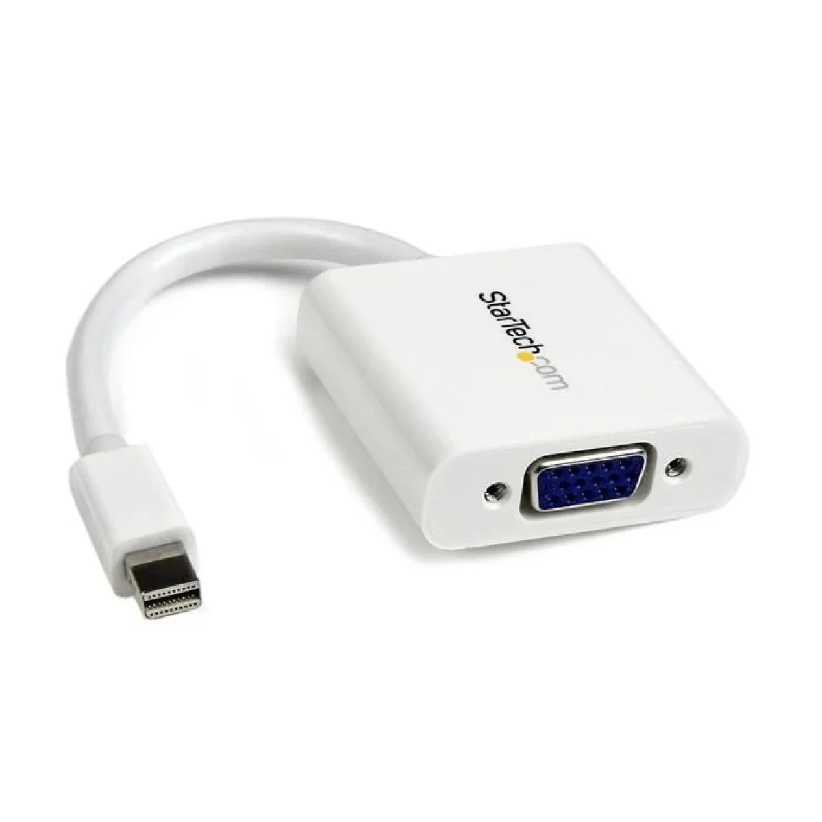 Convertidor StarTechcom MDP2VGAW Conecta Mini DisplayPort a VGA Blanco MDP2VGAW