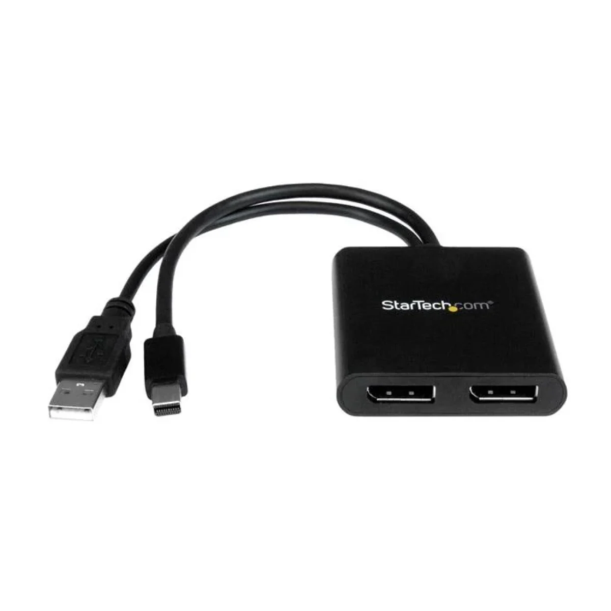 Multiplicador de Video StarTechcom Conecta Mini DisplayPort a 2 puertos DisplayPort Hub MST Negro MSTMDP122DP