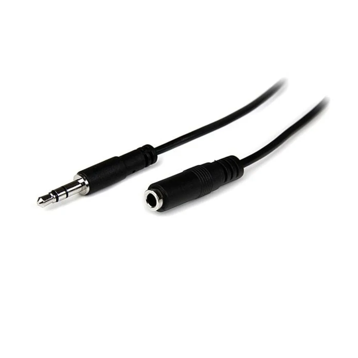 Cable Extension de Audifonos StarTechcom MU2MMFS Mini Jack 35 Macho a Hembra 2m Negro MU2MMFS