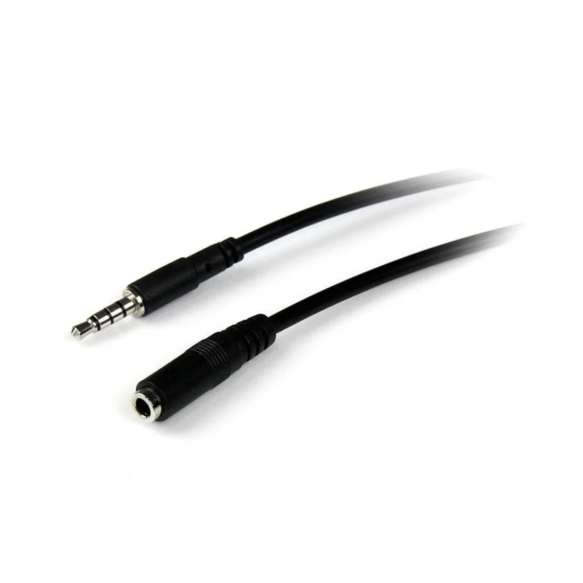 Cable StarTechcom Extensor para Audifonos y Diadema Headset Mini Jack con Plug de 35mm 2m MUHSMF2M