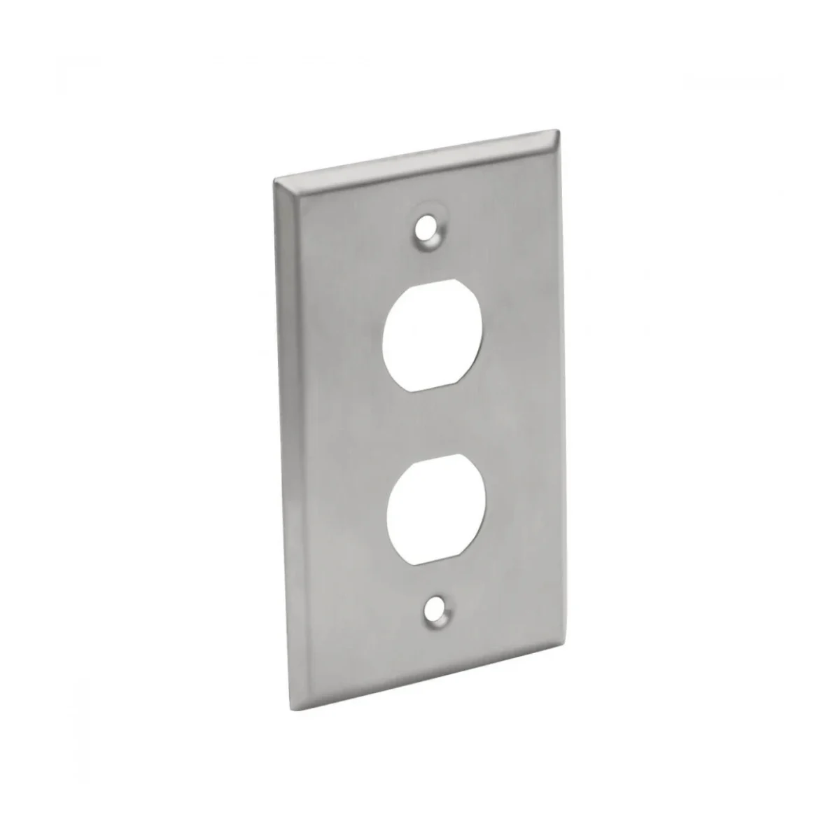 Placa Frontal Tripp Lite N206 FP02 IND Acero Inoxidable 2 Puertos Plata N206 FP02 IND