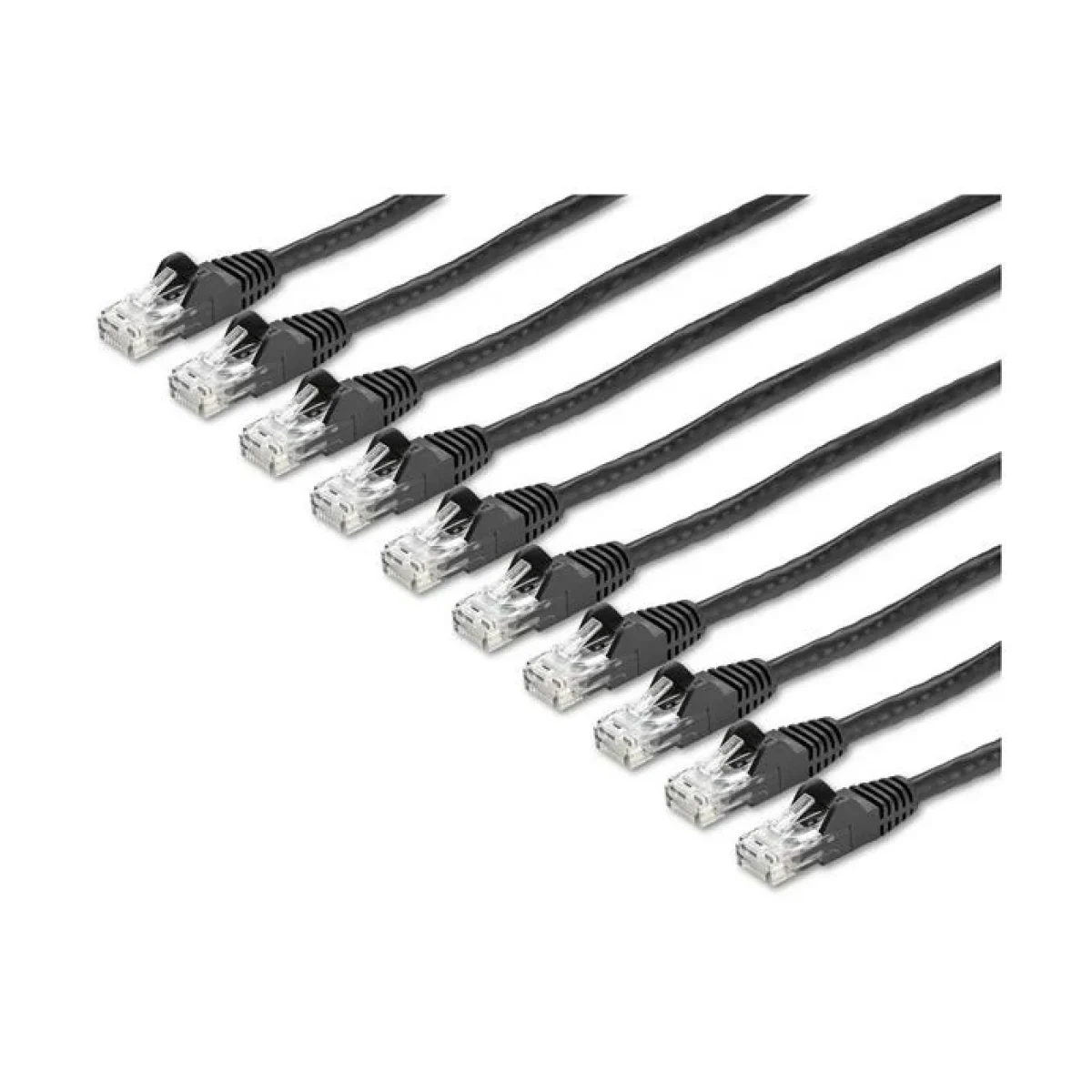 Cable de Red StarTechcom Cat6 RJ 45 46M Negro 10 Piezas N6PATCH15BK10PK