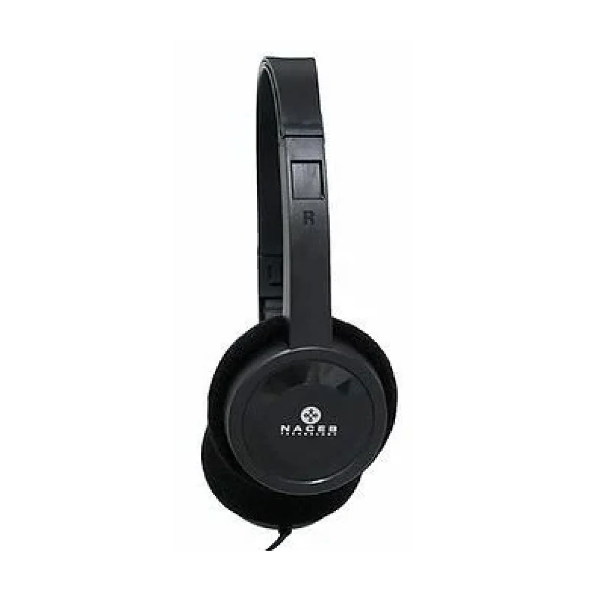 Diadema Naceb Na 0316 Alambrico 35Mm Microfono 15Mts Negro NA 0316