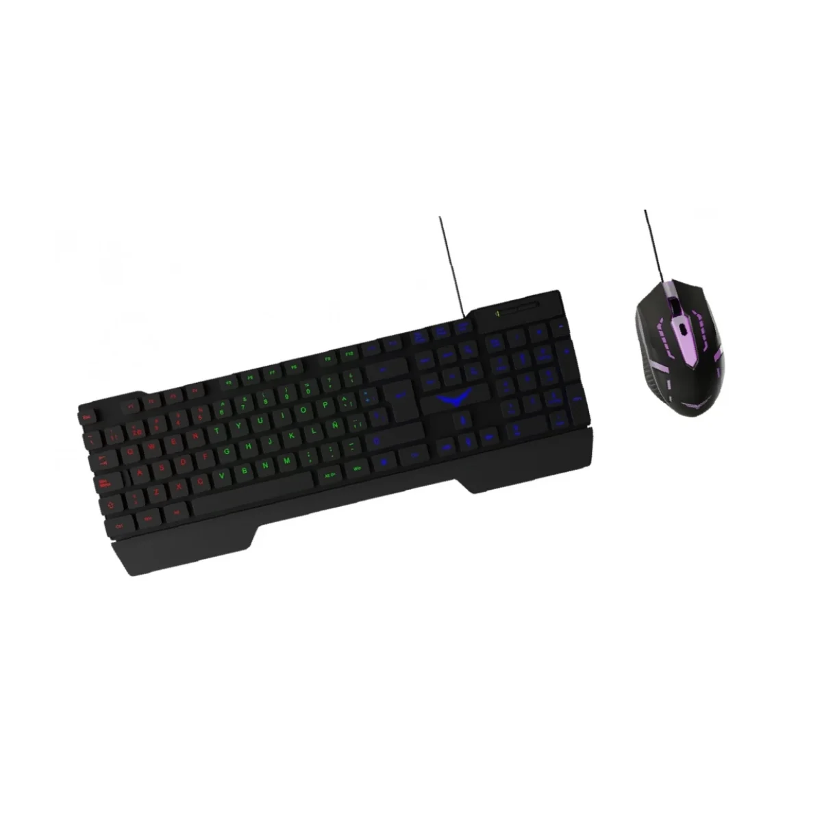 Kit Gamer Naceb Technology Fallen Teclado Mouse Alambrico Ingles NA 0951