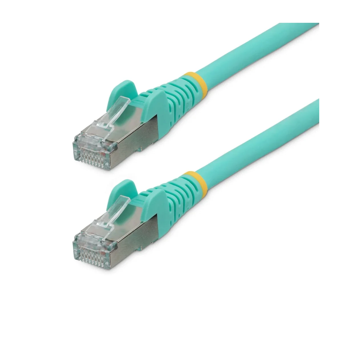 Cable de Red StarTechcom Cat6a 18 m Aguamarina NLAQ 6F CAT6A PATCH