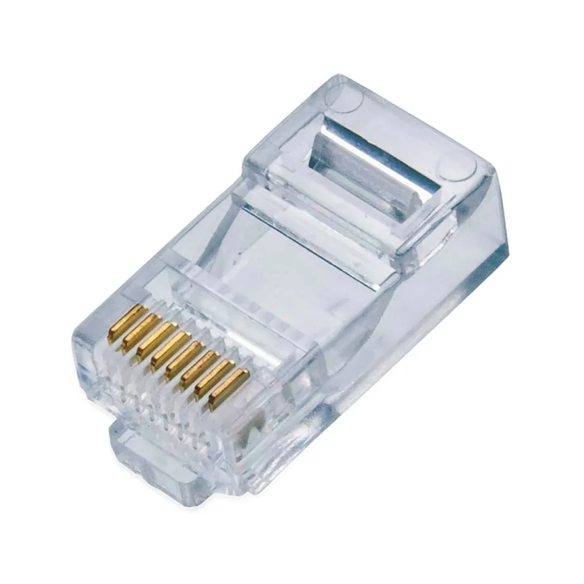 Plug QIAN Cat5 RJ45 Transparente 100 Piezas NW5100
