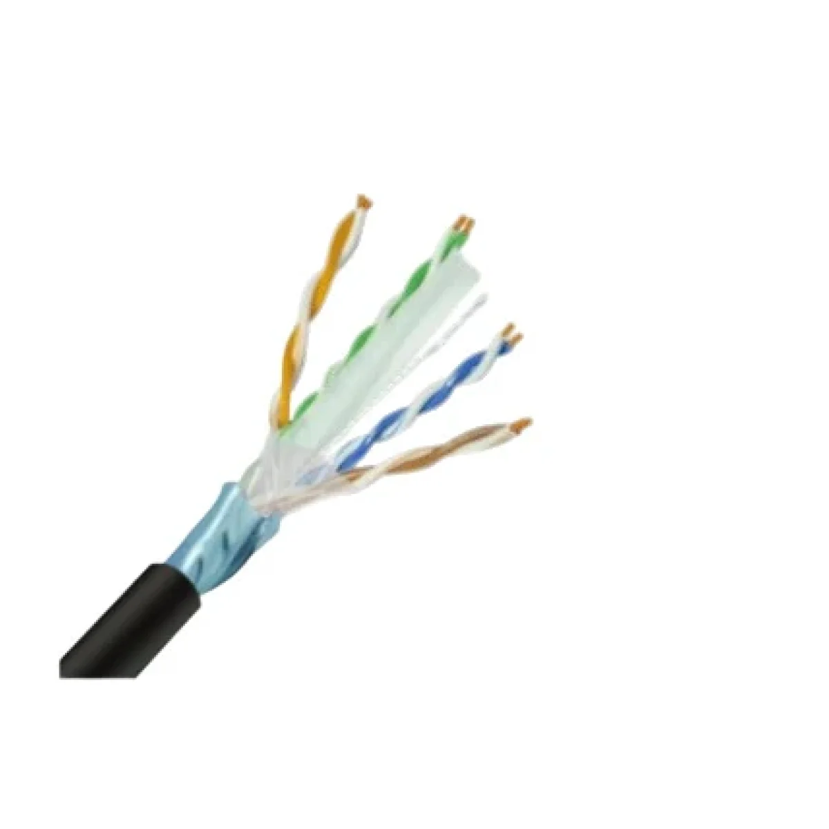 Bobina SAXXON OFTPCAT6COPEXT Cat 6 305M 23 AWG Neg OFTPCAT6COPEXT