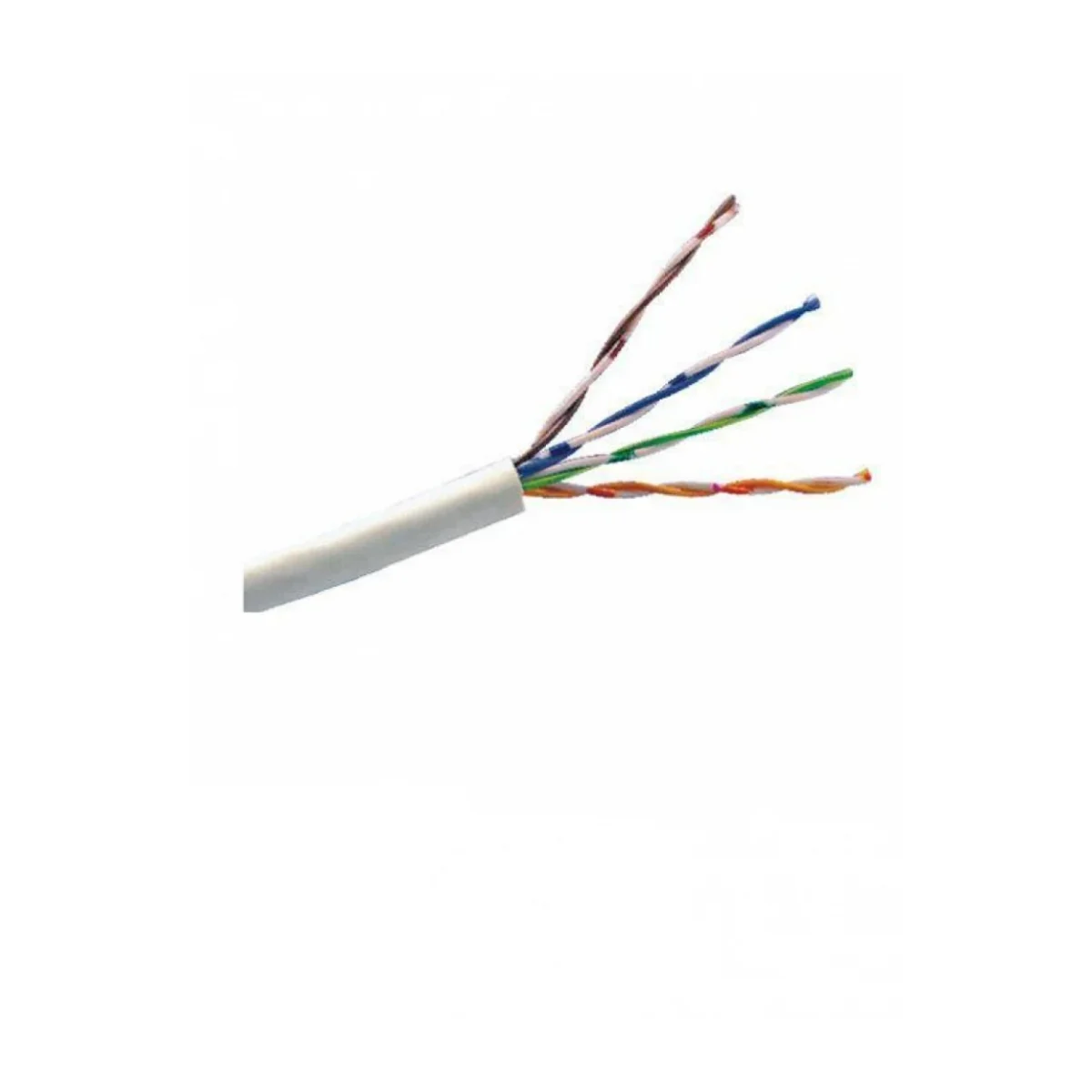 Bobina SAXXON Cat6 305M 23 AWG Blanco OUTP6COP305B OUTP6COP305BC