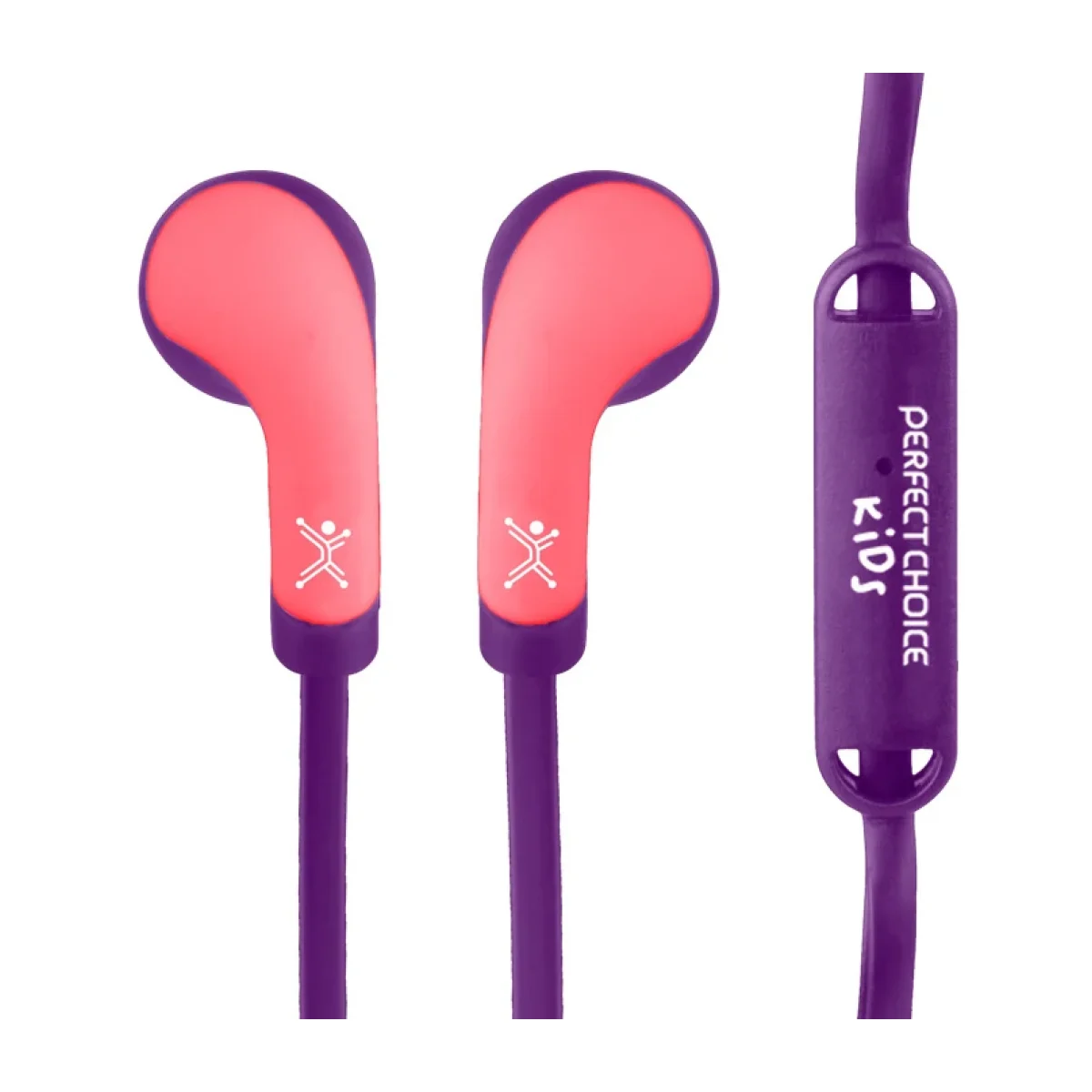 Auriculares Perfect Choice Bubble Gum Alambricos 35mm Microfono 12 Mts Rosa PC 116493