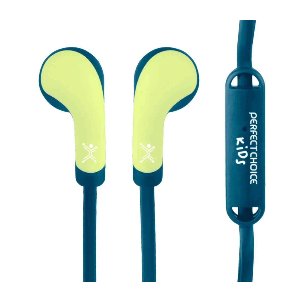 Auriculares Perfect Choice Bubble Gum Alambricos 35mm Microfono 12 Mts Azul PC 116509