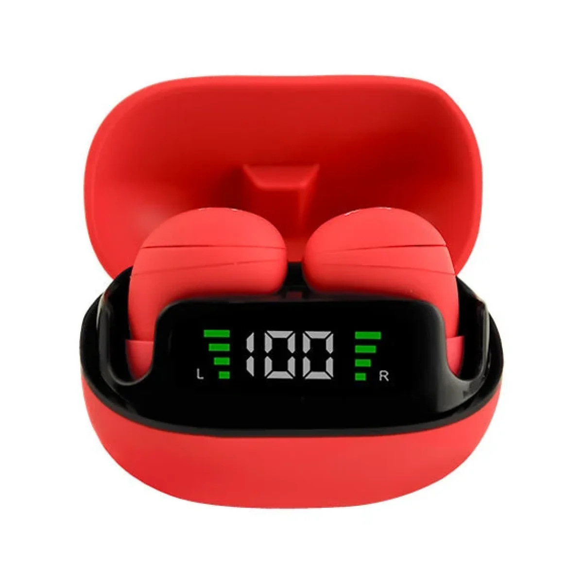 Auriculares Perfect Choice Tiny Beats Inalambricos Microfono Rojo PC 117087
