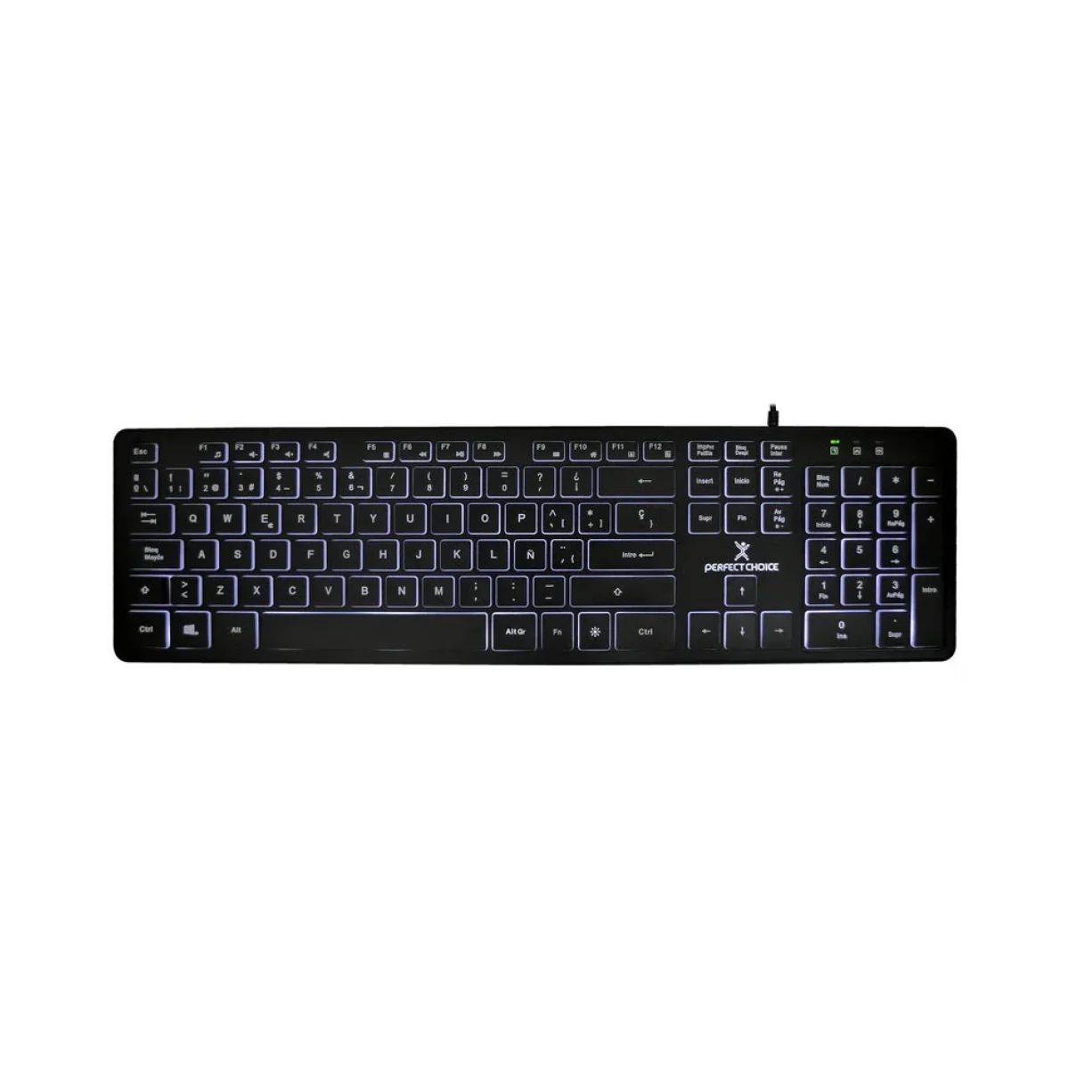 Teclado Perfect Choice PC 201304 con Iluminacion e PC 201304