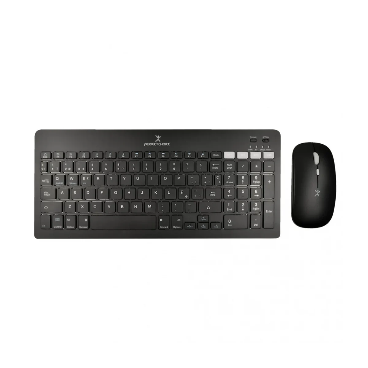Kit Teclado y Mouse Perfect Choice Zebrary Inalamb PC 201373
