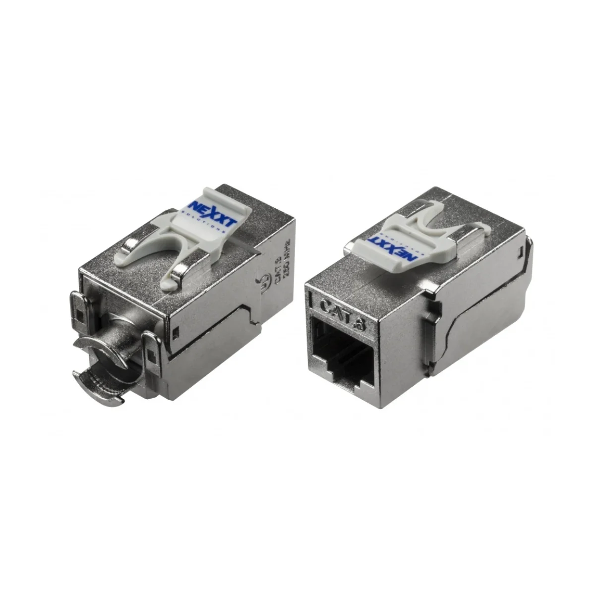 Jack Blindado Nexxt Cat6 RJ 45 Plata PCGKJC6TYRJSL
