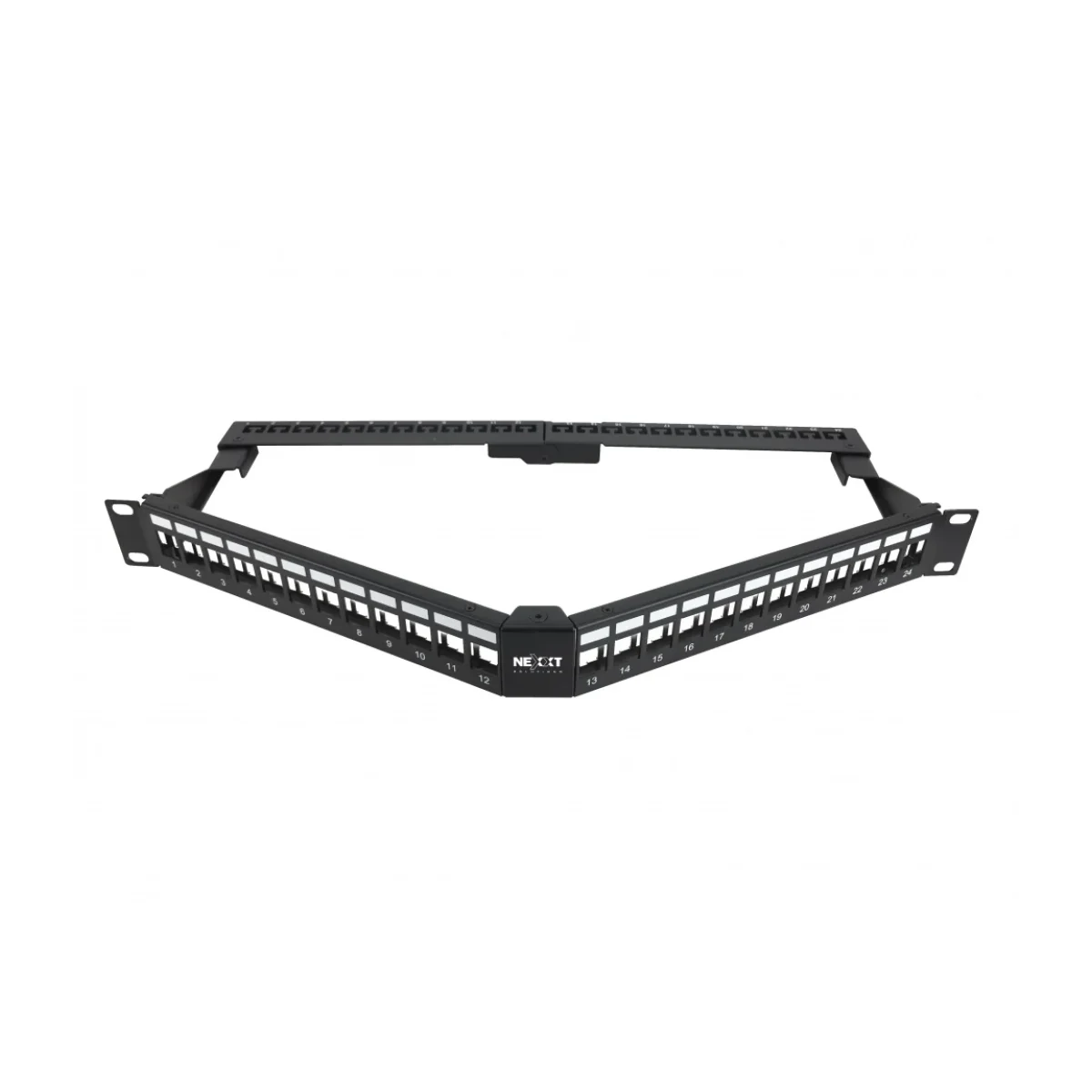 Rack Nexxt 24 Puertos 1U Requiere Ensamble PCGPSMO1U24ANBK