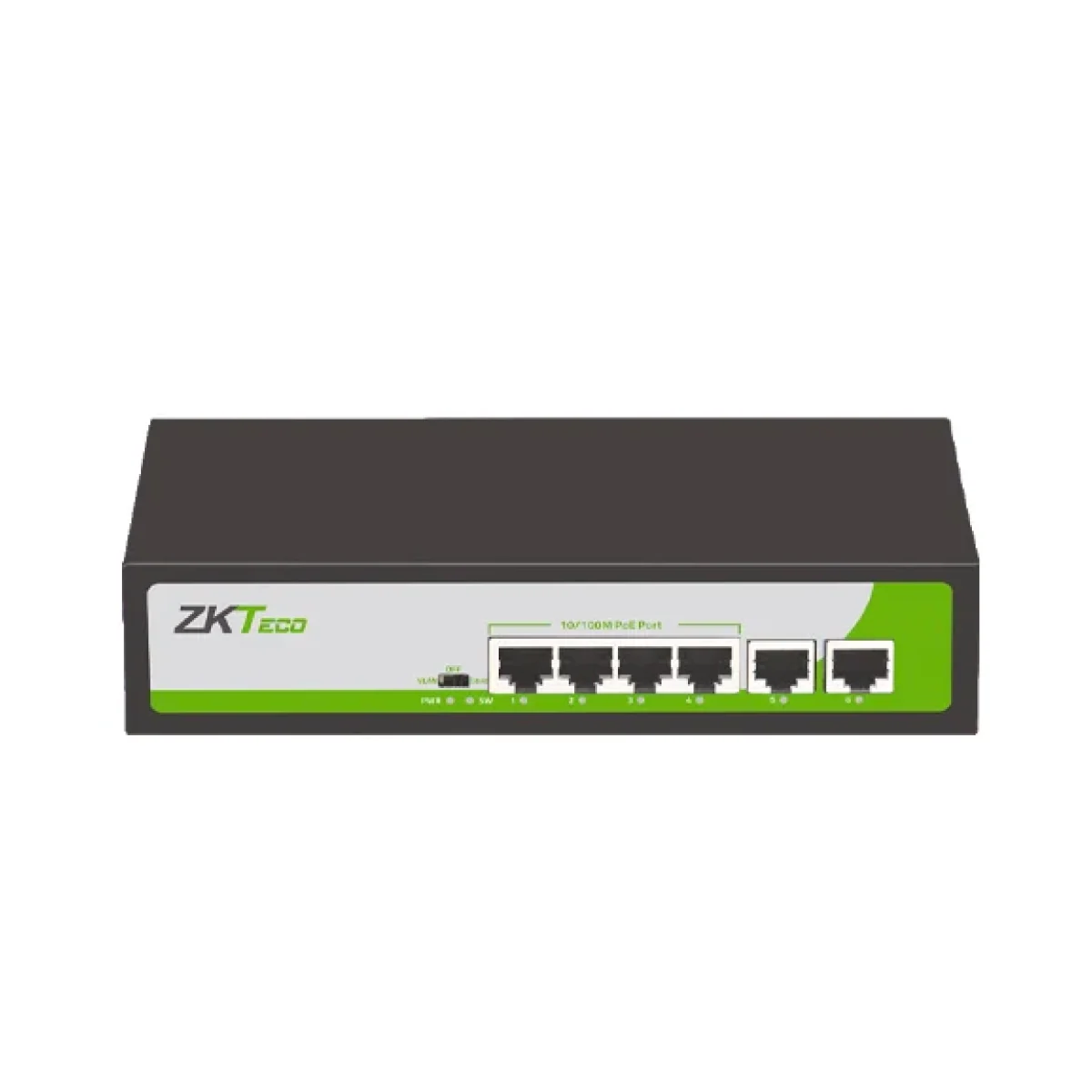 Switch ZKTeco PE082 120 C Fast Ethernet 6 Puertos PE042 55 C