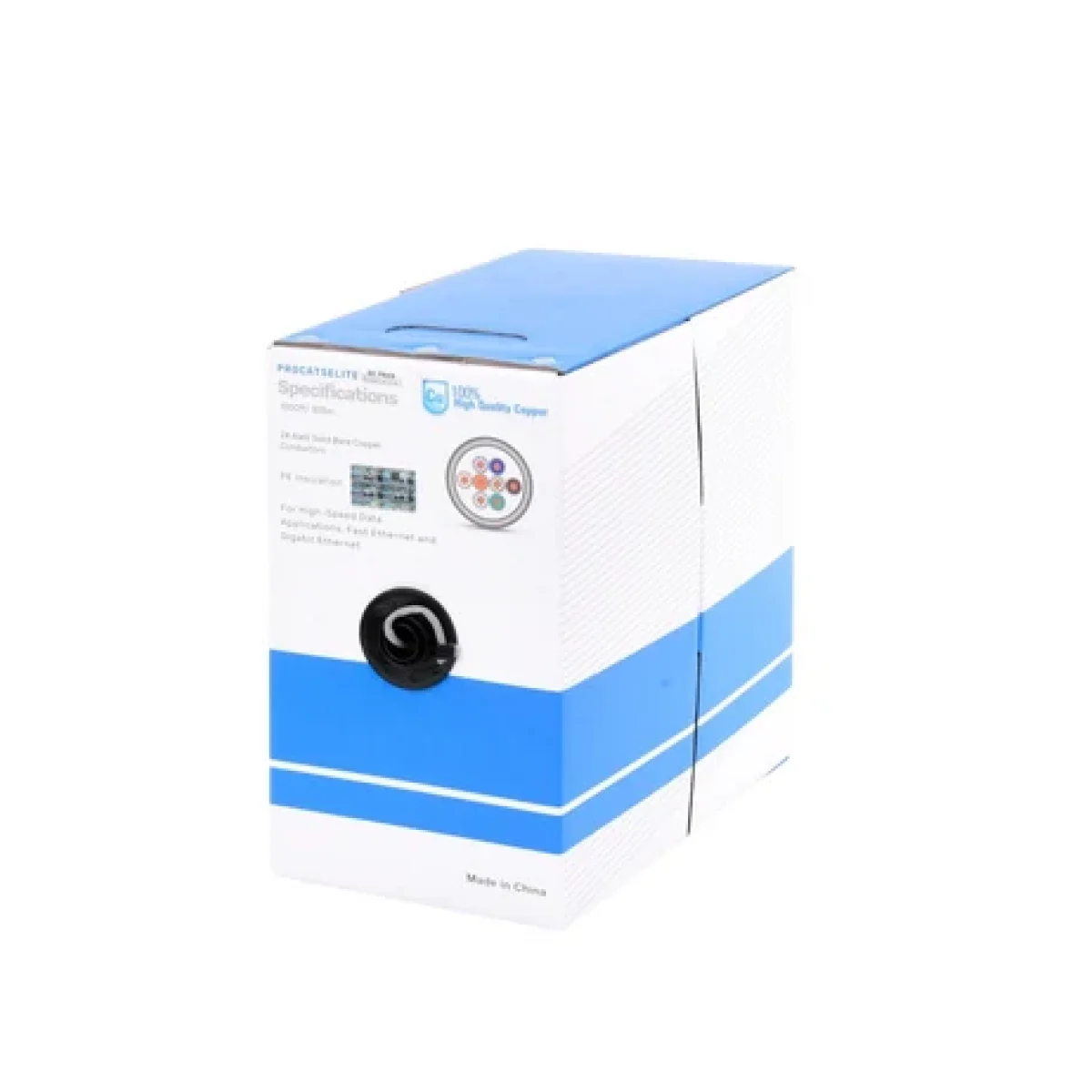 Bobina LinkedPro PROCAT5ELITE Cat5e 305m 24AWG Gri PRO CAT 5E LITE