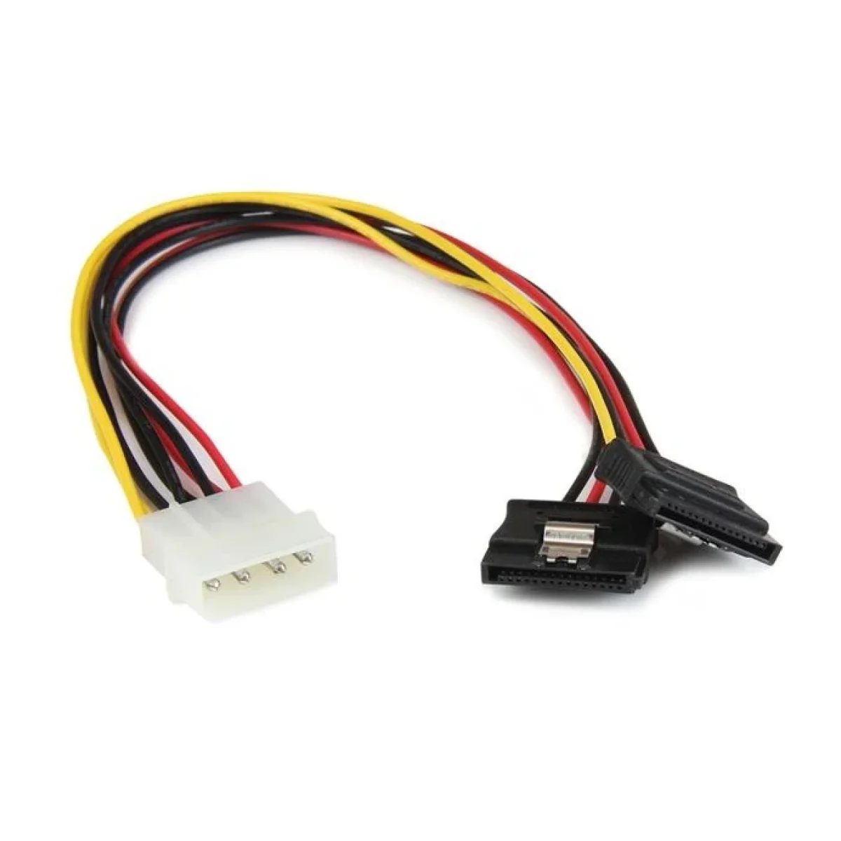 Cable de Alimentacion StarTechcom Molex 4 Pines 2x SATA 15 Pines 30 cm PYO2LP4LSATA