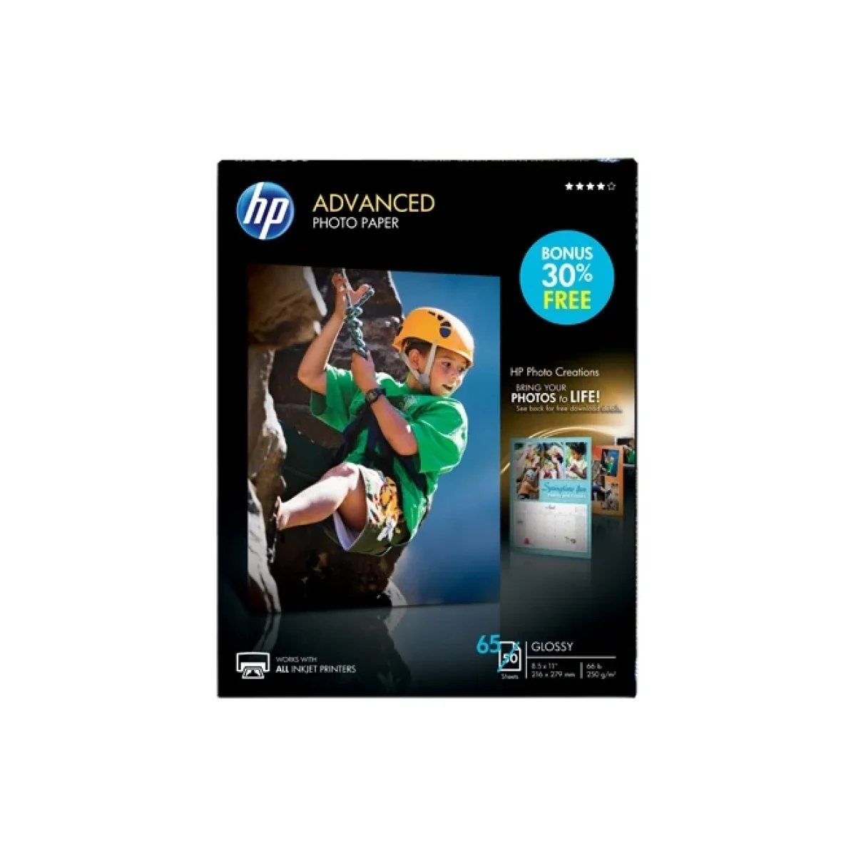 HP Advanced Photo Paper Glossy 85x11 50 Hojas Q7853A
