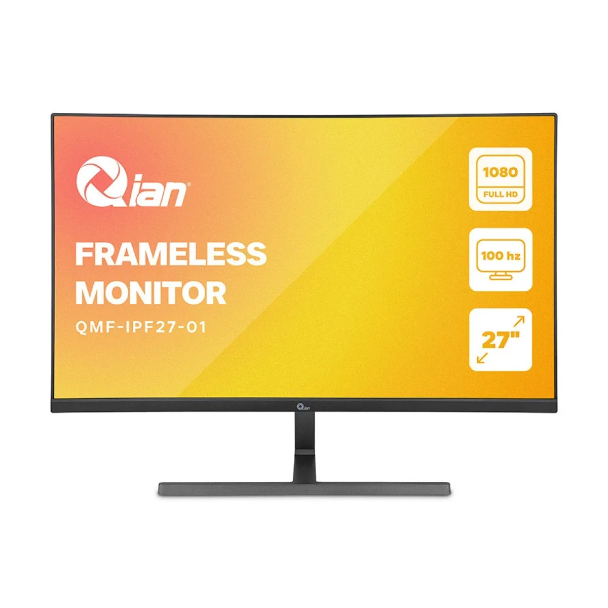 Monitor QIAN QMF IPF27 01 27 Full HD HDMI VGA QMF QMF IPF27 01
