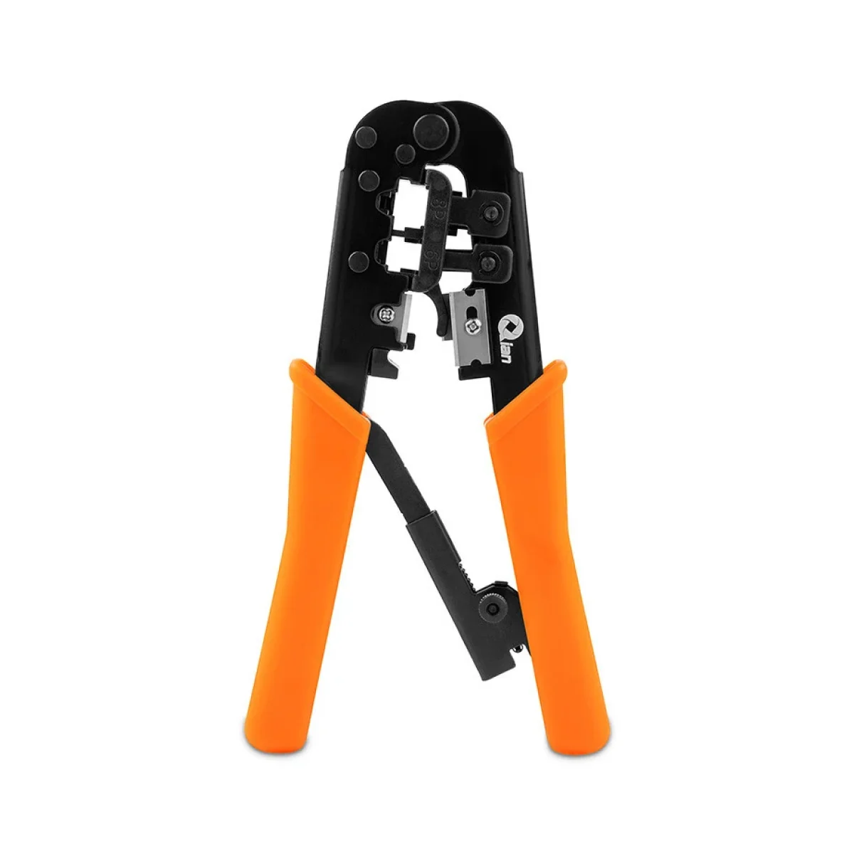 Pinza Ponchadora QIAN QYZ 042CT RJ 11 RJ 45 Naranja QYZ 042CT