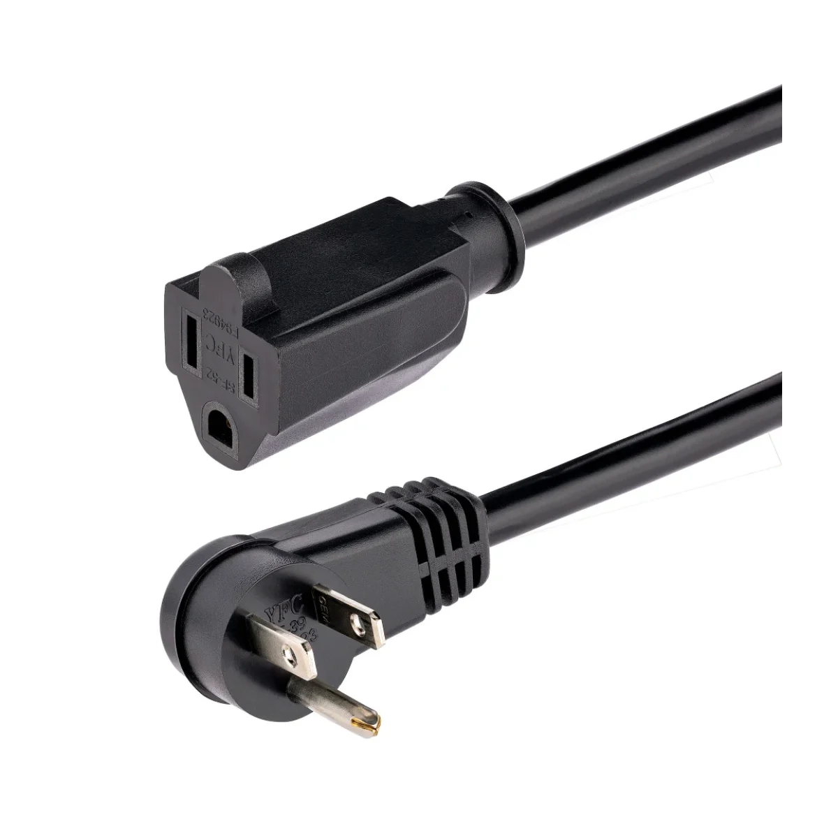 Cable de Extension StarTechcom RFX 6F POWER CORD 5 15P a 5 15R 2m Negro RFX 6F POWER CORD