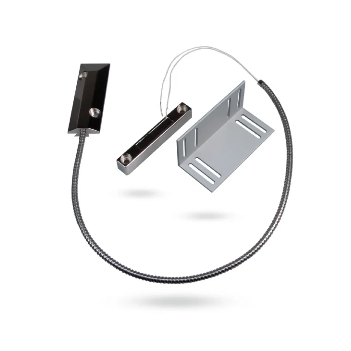 Detector Magnetico Jablotron SA 220 De Metal Enrollable Cable en Tubo Blindado Distancia de trabajo hasta 75mm SA 220