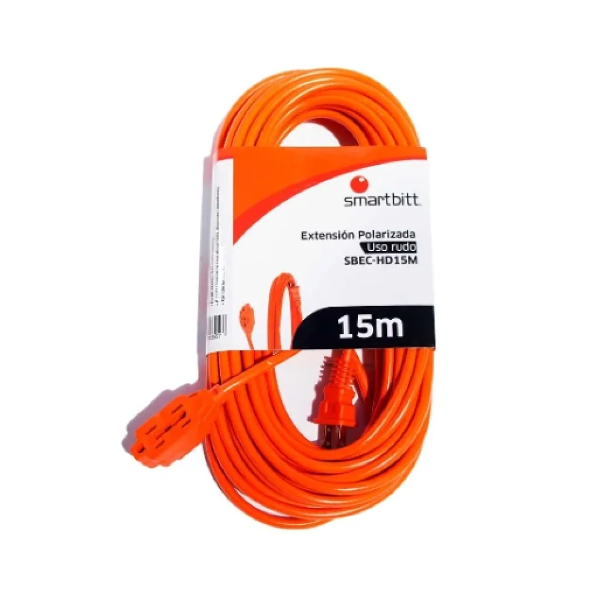 Extension Smartbitt SBEC HD15M 3 Contactos 15m Uso Rudo Naranja SBEC HD15M