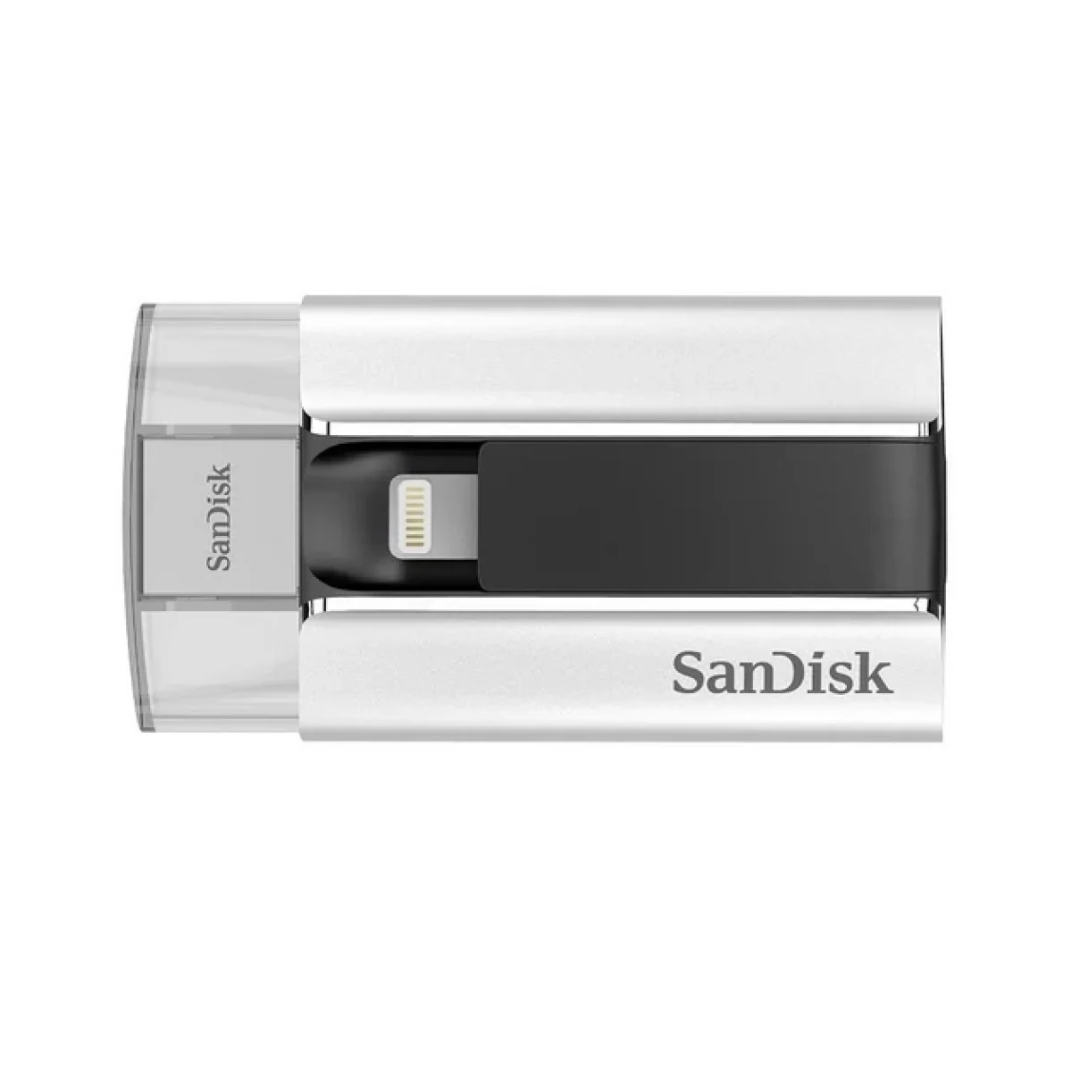 Memoria USB SanDisk SDIX 16GB USB 20 Para Dispositivos Apple Negro Plata SDIX 016G G57