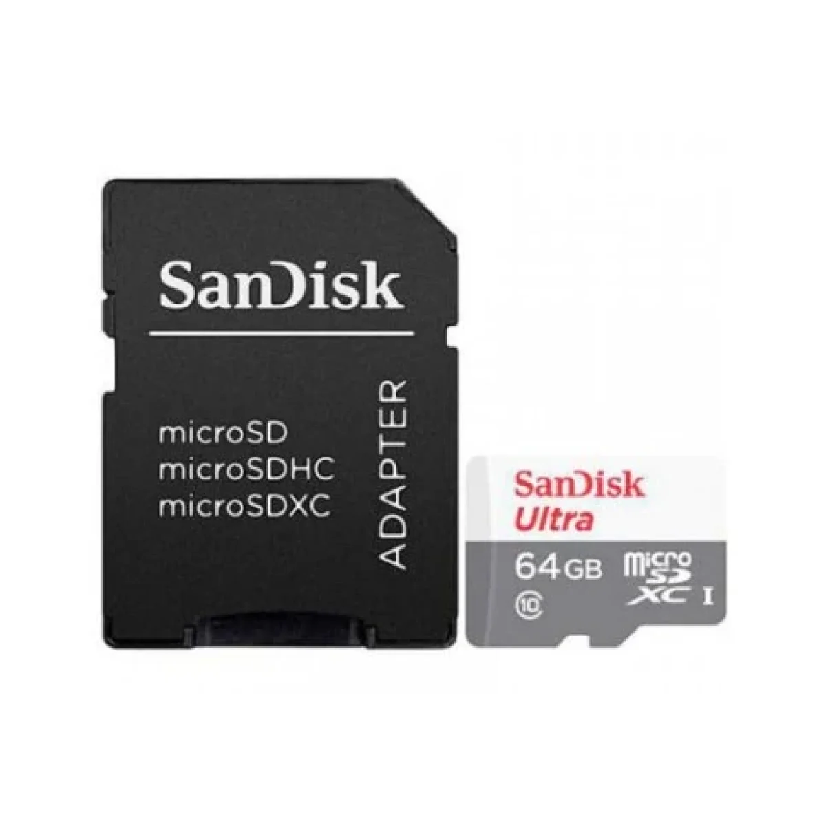 Memoria Microsdxc Sandisk Ultra 64Gb Clase 10 Uhs I C Adaptador SDSQUNR 064G GN3MA