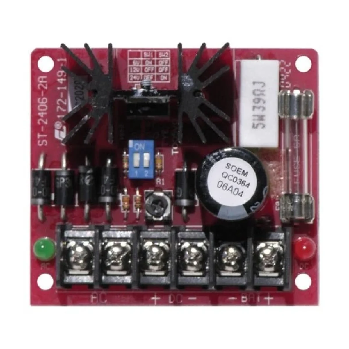 Fuente de Poder Seco Larm 1 5 A 6 12 24 V ST 2406 ST 2406 2AQ