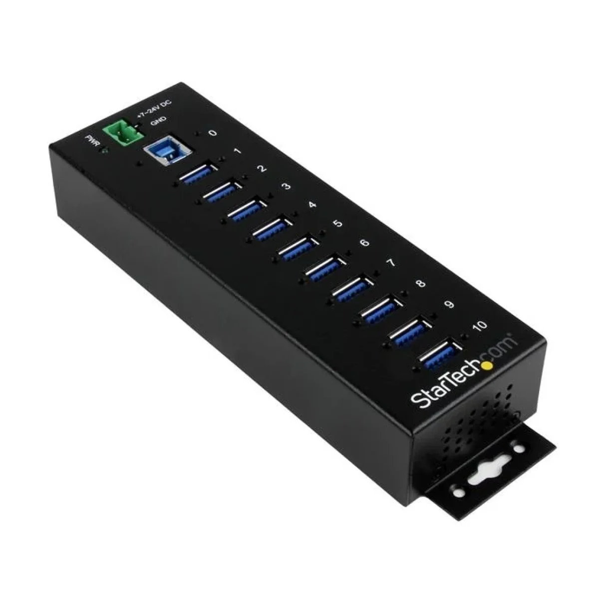 Concentrador StarTechcom ST1030USBM USB 30 10 puertos Negro ST1030USBM