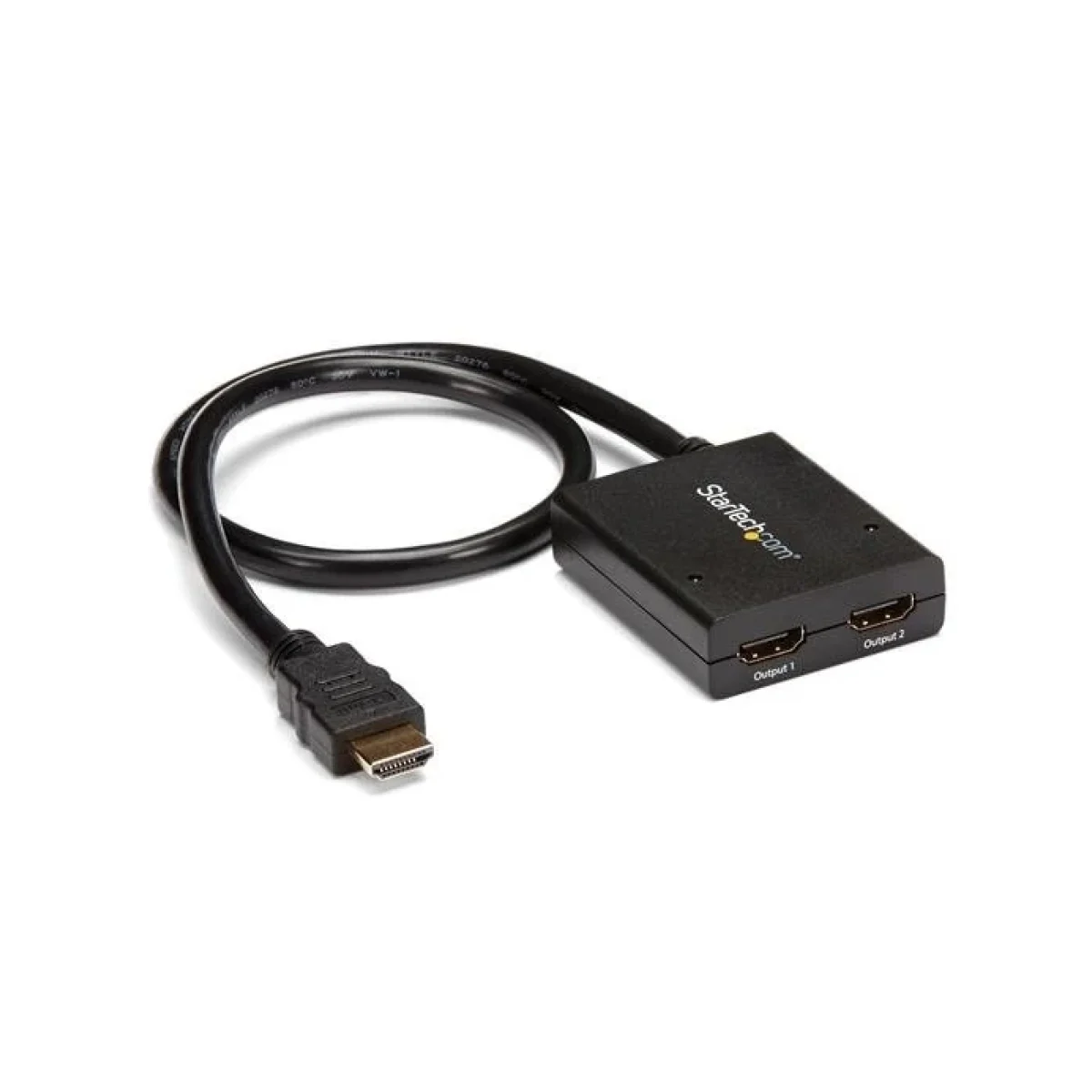 Divisor de Video StarTechcom HDMI de 2 Puertos Splitter HDMI 4k 30Hz de 2x1 Alimentado por USB ST122HD4KU