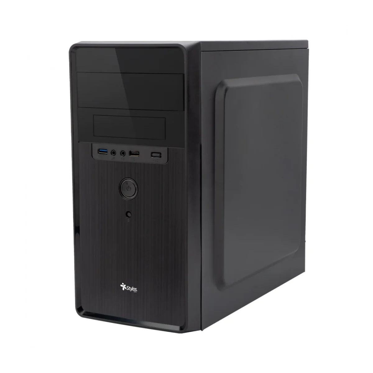 Gabinete Stylos STPGAC5B Mini Torre Micro ATX Micro ITX Fuente 500W STPGAC5B