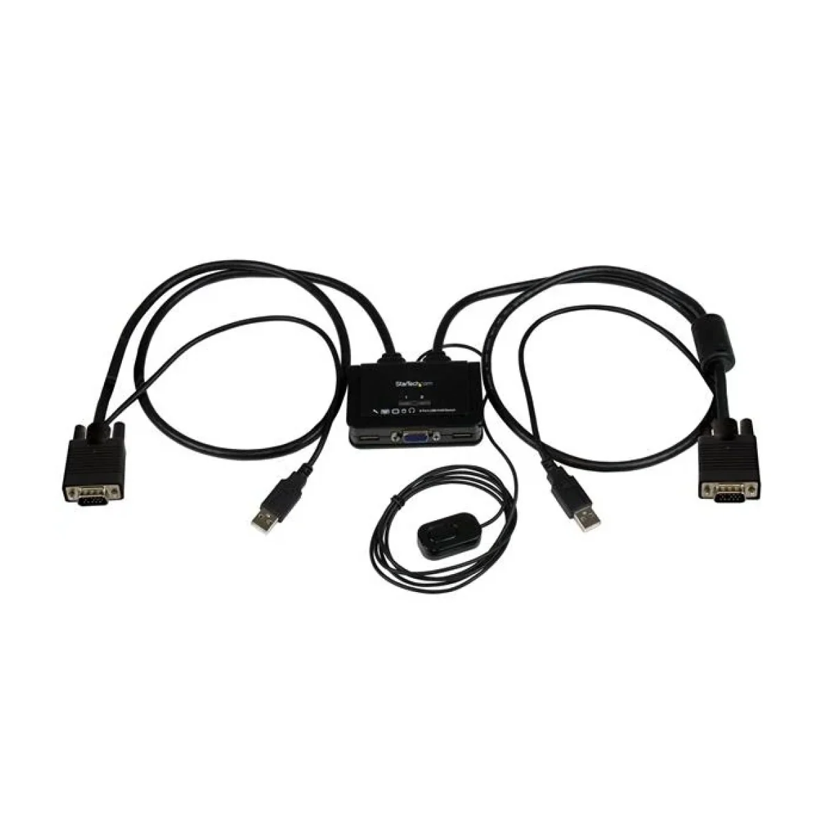 KVM StarTechcom 2 Puertos VGA 2x USB 85cm SV211USB