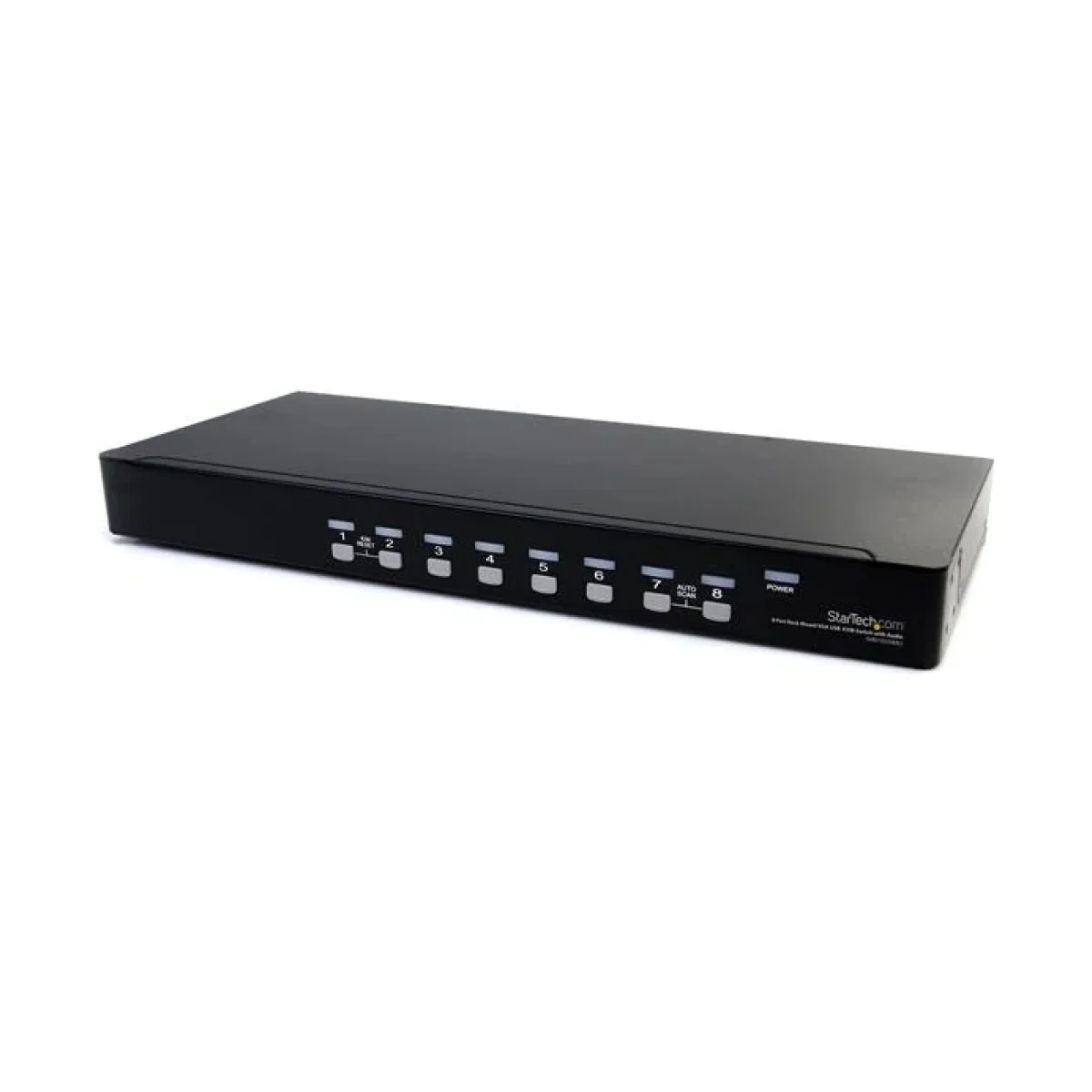 Conmutador Switch KVM StarTechcom SV831DUSBAU 8 Puertos VGA USB A Audio 1U Rack SV831DUSBAU
