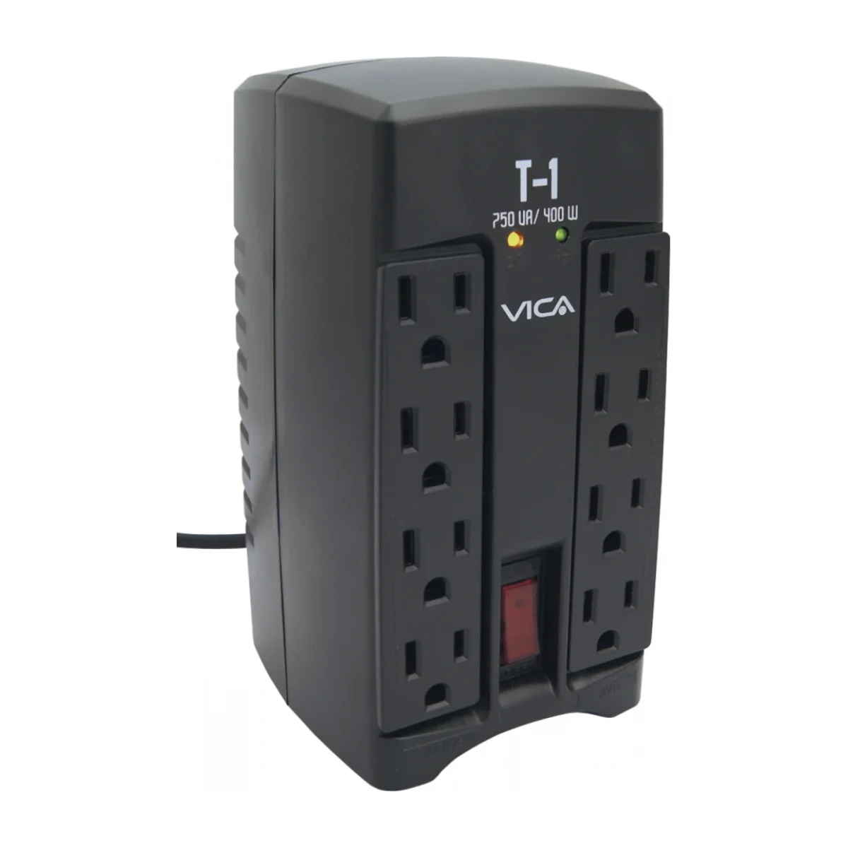 Regulador VICA T 1 750VA 400W 8 Contactos T 1
