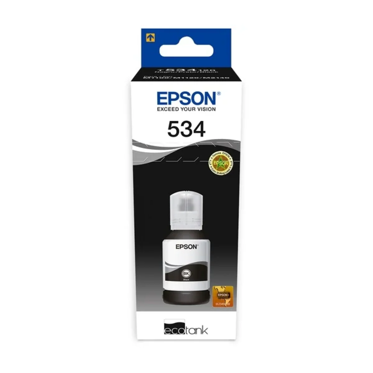 Botella De Tinta Epson T534 Negro Hasta 6000 Paginas T534120 AL