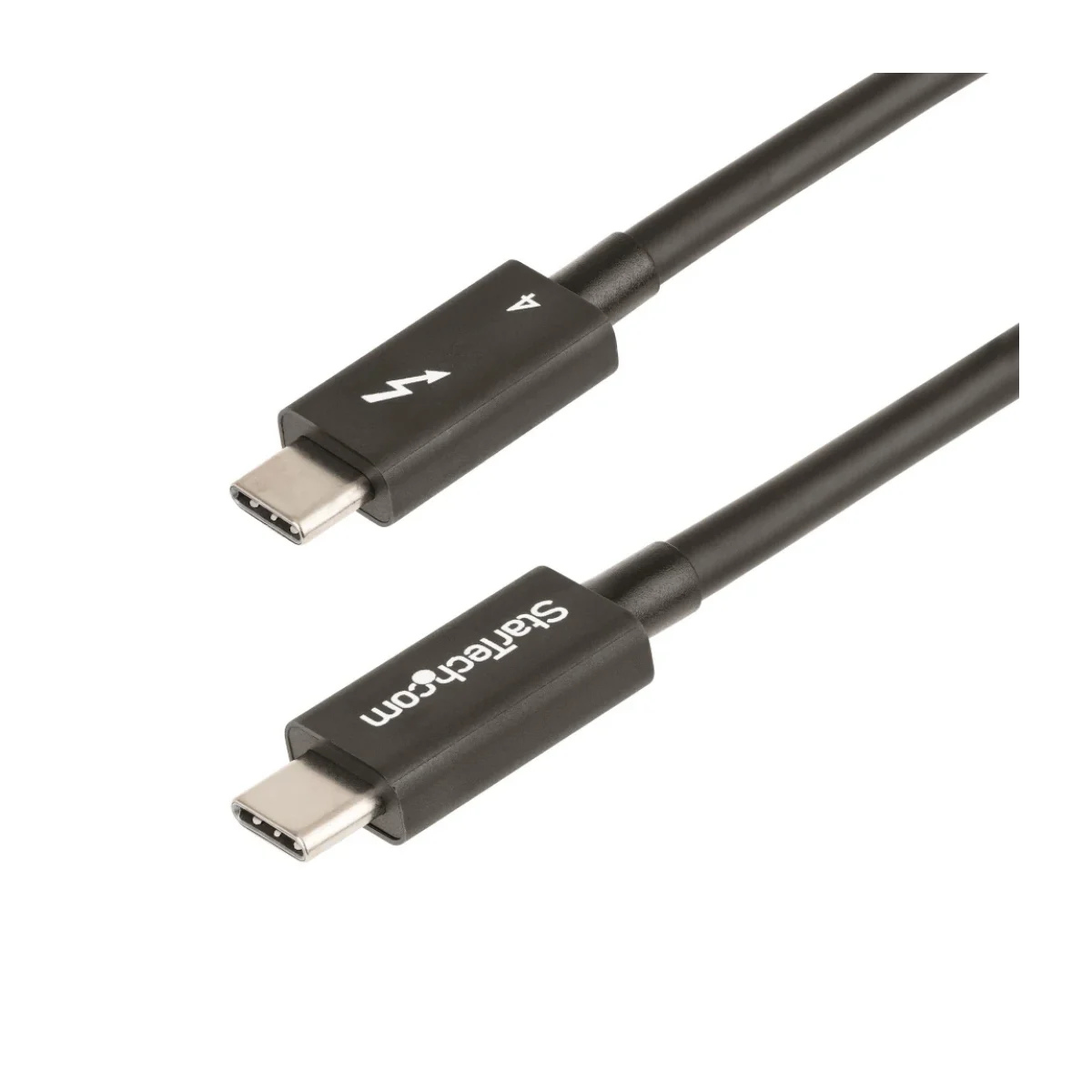 Cable StarTechcom TBLT4MM50CM Thunderbolt 4 USB 40 05m Negro TBLT4MM50CM