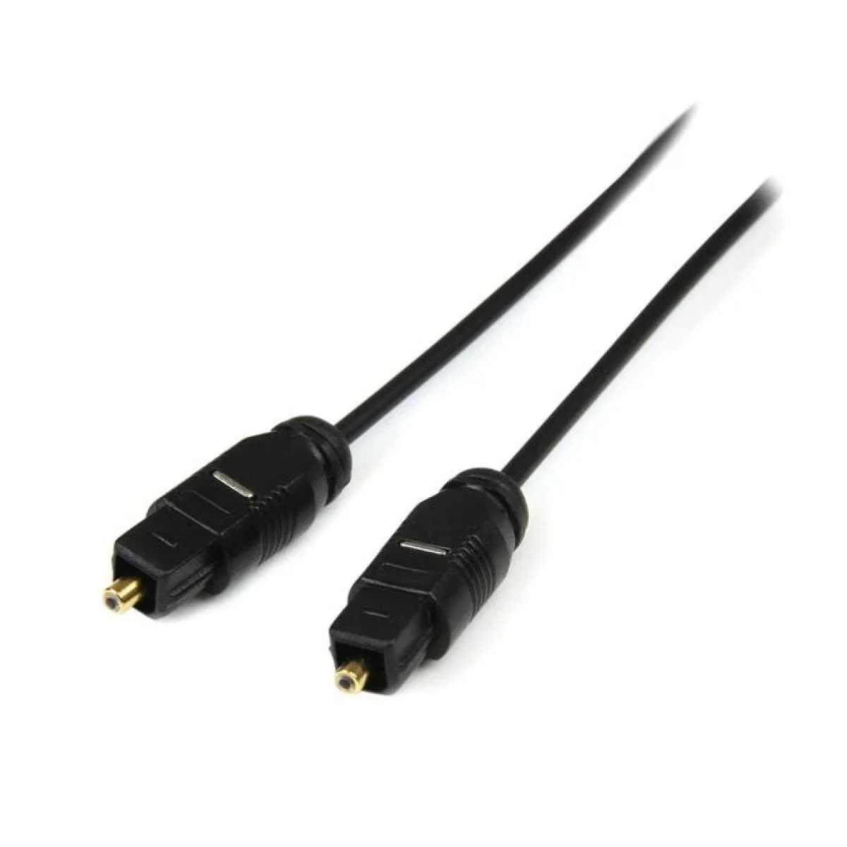 Cable StarTechcom 3m TosLink Audio Digital optico SPDIF Delgado Negro THINTOS10