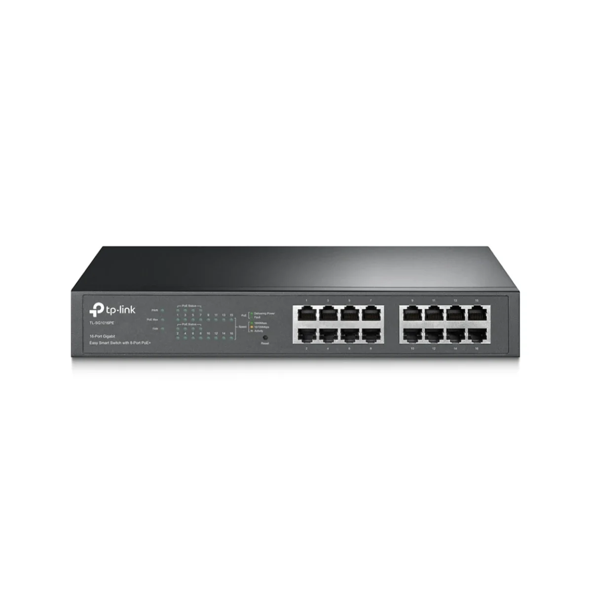 Switch TP LINK TL SG1016PE 16 Puertos Gigabit Gestionado TL SG1016PE