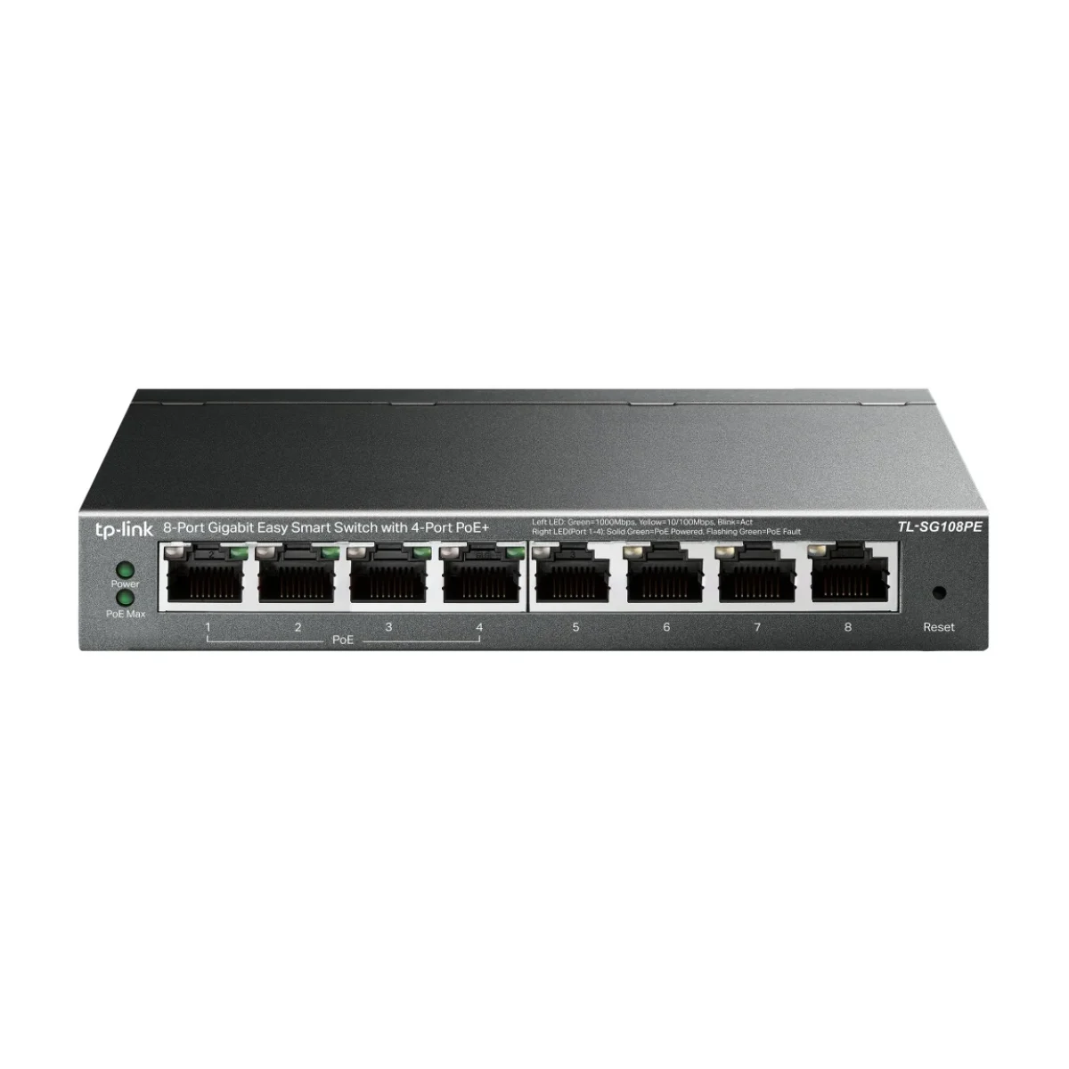 Switch TP LINK SG108PE 8 Puertos Gigabit PoE No Gestionado TL SG108PE