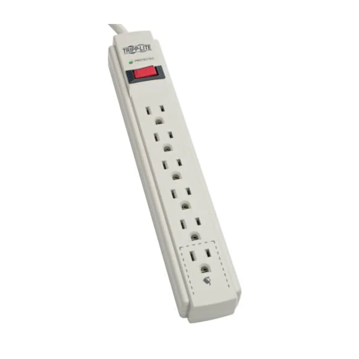 supresor de picos tripp lite protect it 6 contactos 790 joules tlp604